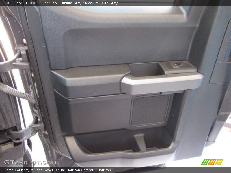 Lithium Gray / Medium Earth Gray 2016 Ford F150 XLT SuperCab