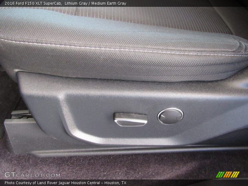 Lithium Gray / Medium Earth Gray 2016 Ford F150 XLT SuperCab