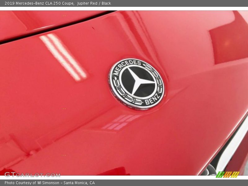 Jupiter Red / Black 2019 Mercedes-Benz CLA 250 Coupe