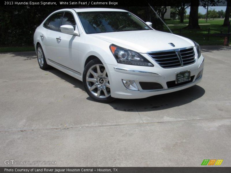 White Satin Pearl / Cashmere Beige 2013 Hyundai Equus Signature