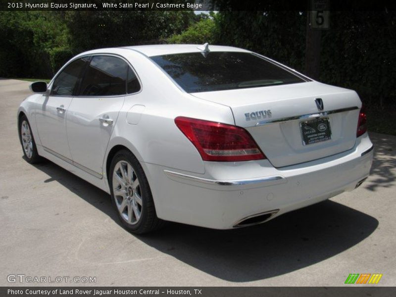 White Satin Pearl / Cashmere Beige 2013 Hyundai Equus Signature