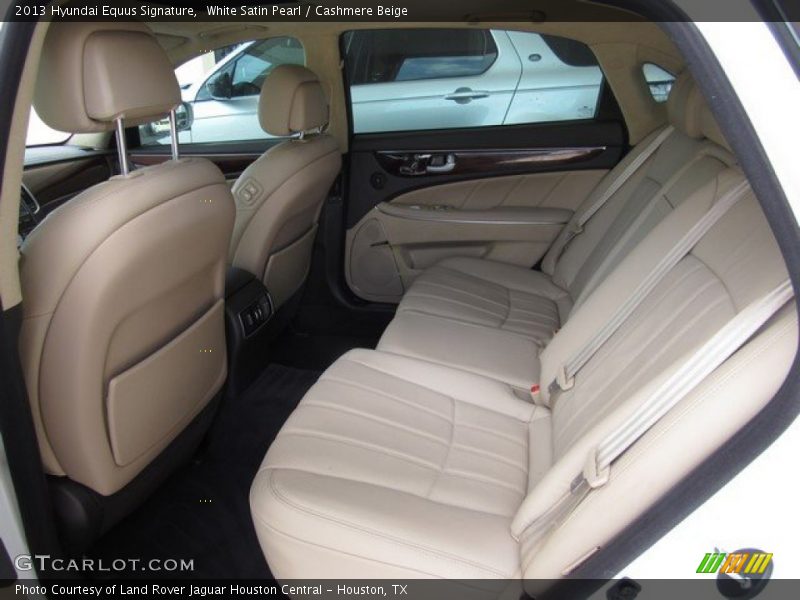 White Satin Pearl / Cashmere Beige 2013 Hyundai Equus Signature