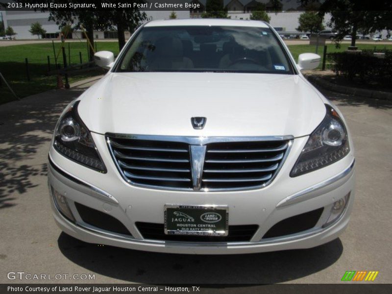 White Satin Pearl / Cashmere Beige 2013 Hyundai Equus Signature