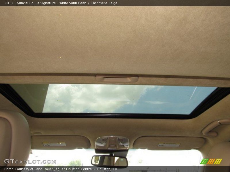 White Satin Pearl / Cashmere Beige 2013 Hyundai Equus Signature