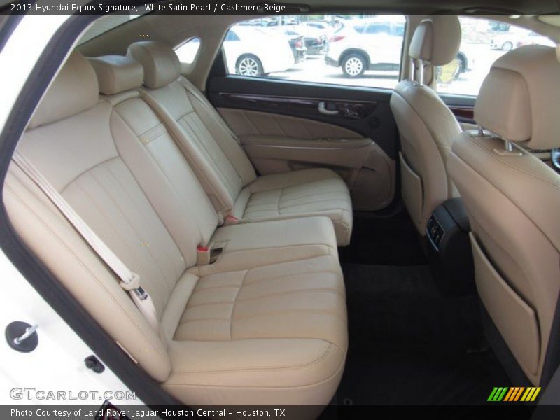 White Satin Pearl / Cashmere Beige 2013 Hyundai Equus Signature