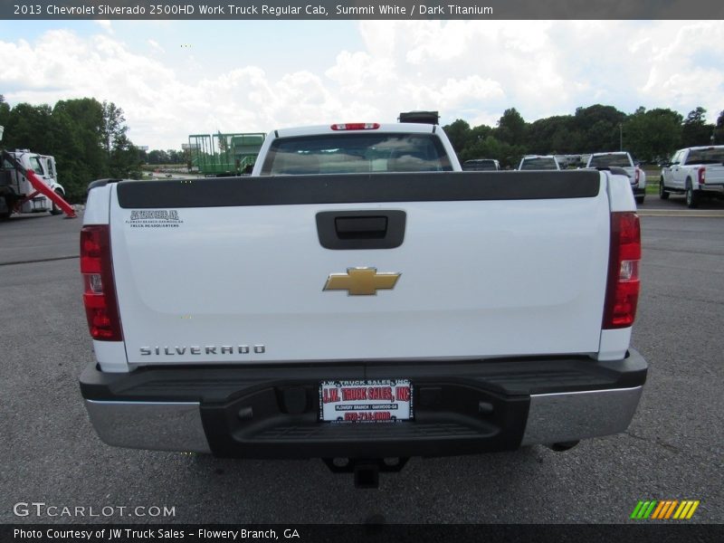 Summit White / Dark Titanium 2013 Chevrolet Silverado 2500HD Work Truck Regular Cab