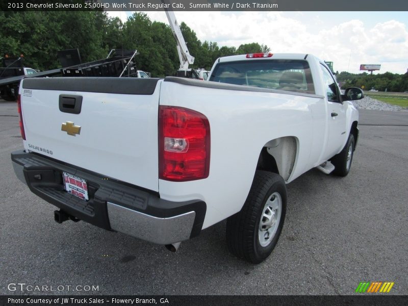 Summit White / Dark Titanium 2013 Chevrolet Silverado 2500HD Work Truck Regular Cab