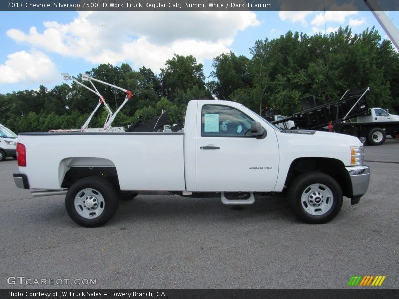 Summit White / Dark Titanium 2013 Chevrolet Silverado 2500HD Work Truck Regular Cab