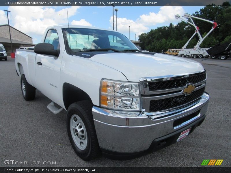 Summit White / Dark Titanium 2013 Chevrolet Silverado 2500HD Work Truck Regular Cab