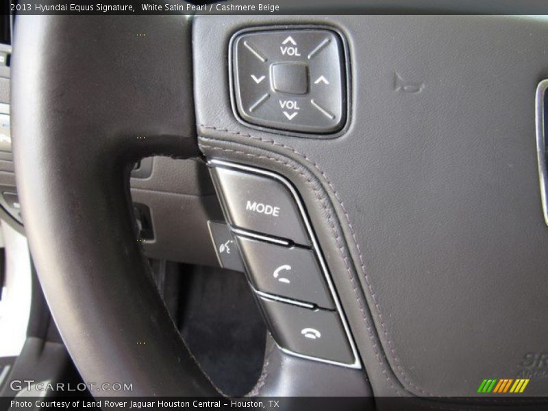 White Satin Pearl / Cashmere Beige 2013 Hyundai Equus Signature