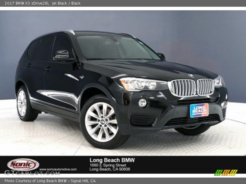 Jet Black / Black 2017 BMW X3 sDrive28i