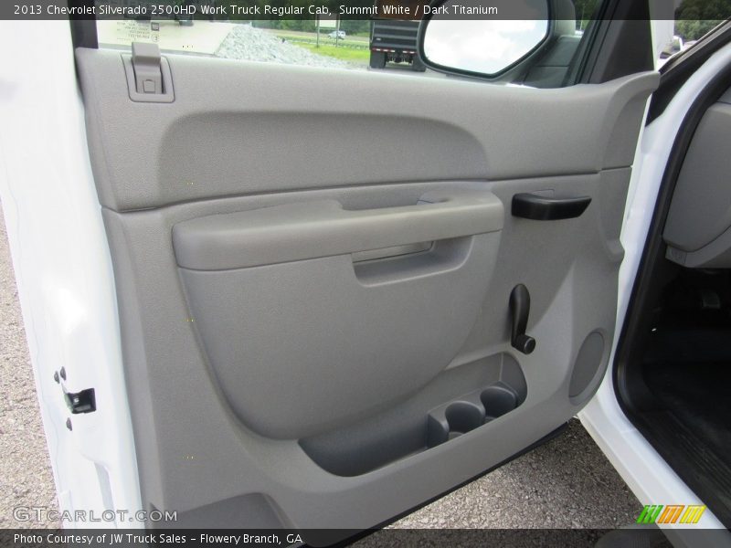 Summit White / Dark Titanium 2013 Chevrolet Silverado 2500HD Work Truck Regular Cab