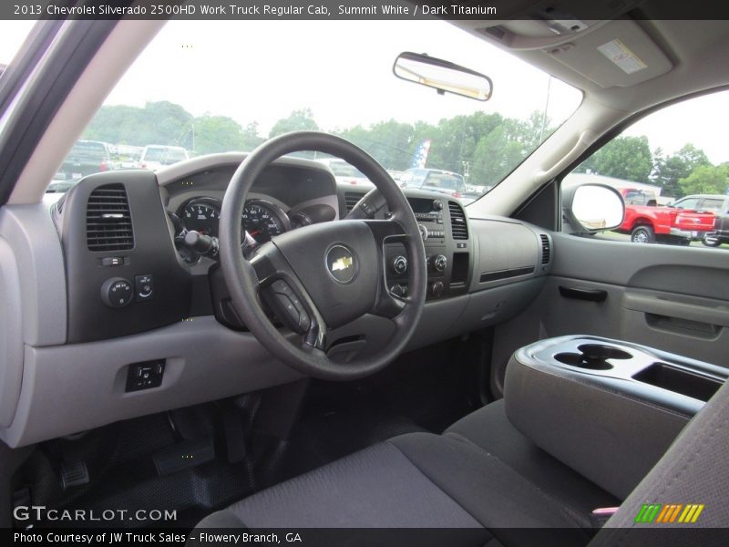 Summit White / Dark Titanium 2013 Chevrolet Silverado 2500HD Work Truck Regular Cab