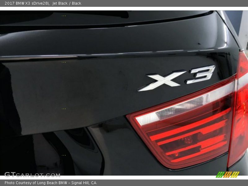 Jet Black / Black 2017 BMW X3 sDrive28i