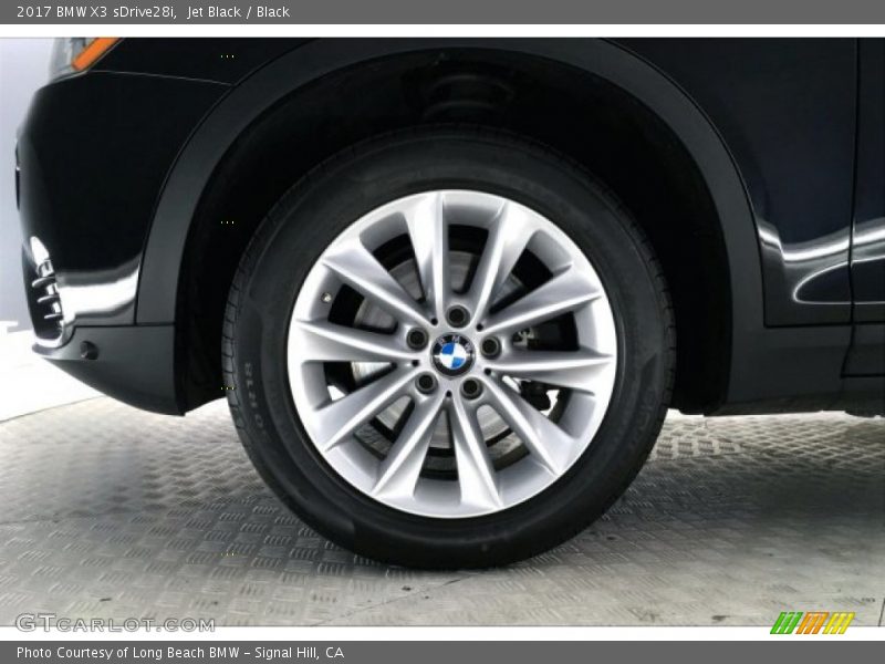 Jet Black / Black 2017 BMW X3 sDrive28i