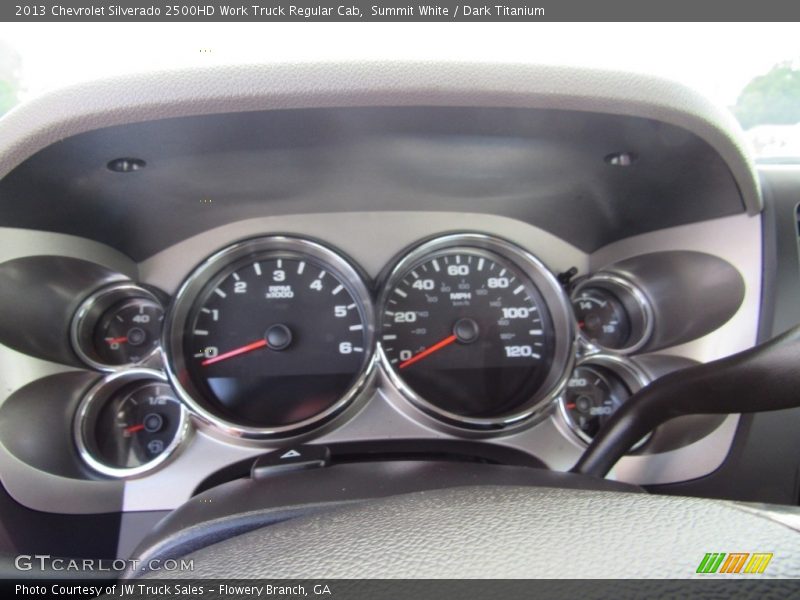Summit White / Dark Titanium 2013 Chevrolet Silverado 2500HD Work Truck Regular Cab