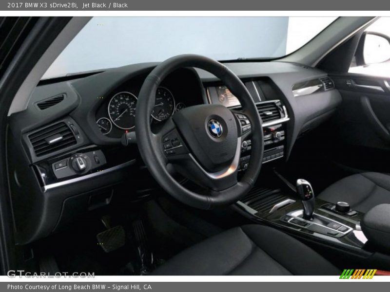 Jet Black / Black 2017 BMW X3 sDrive28i
