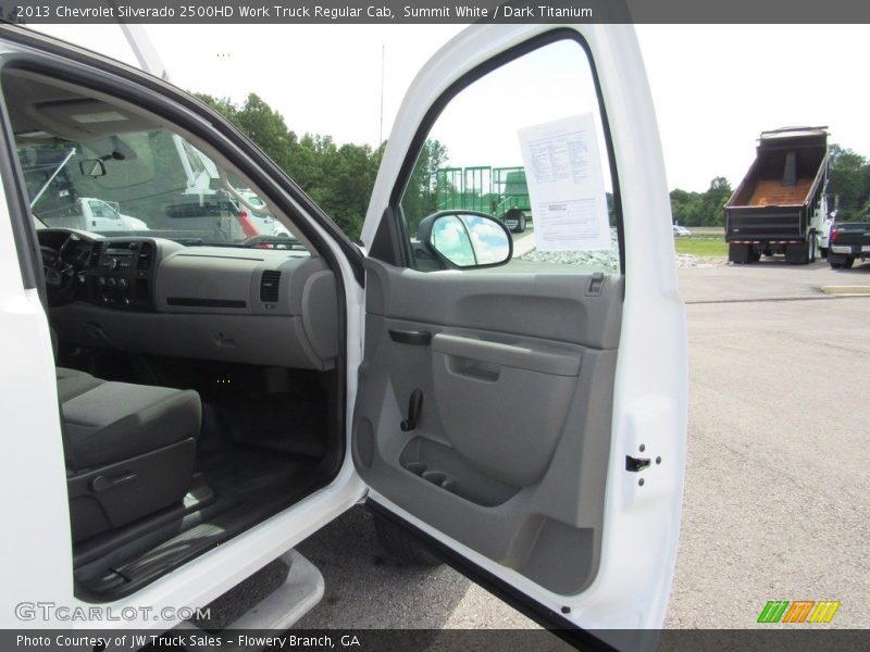 Summit White / Dark Titanium 2013 Chevrolet Silverado 2500HD Work Truck Regular Cab