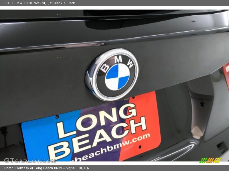 Jet Black / Black 2017 BMW X3 sDrive28i