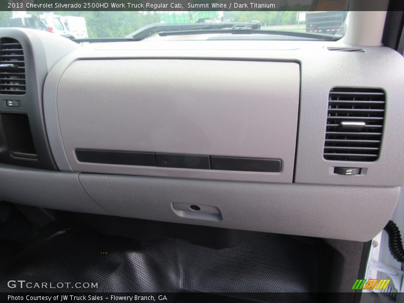 Summit White / Dark Titanium 2013 Chevrolet Silverado 2500HD Work Truck Regular Cab