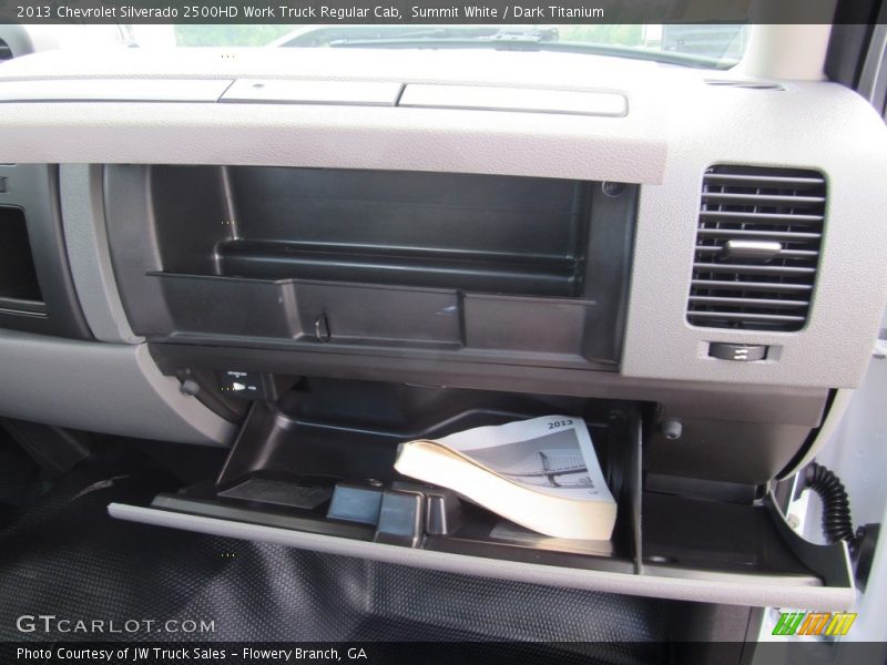 Summit White / Dark Titanium 2013 Chevrolet Silverado 2500HD Work Truck Regular Cab