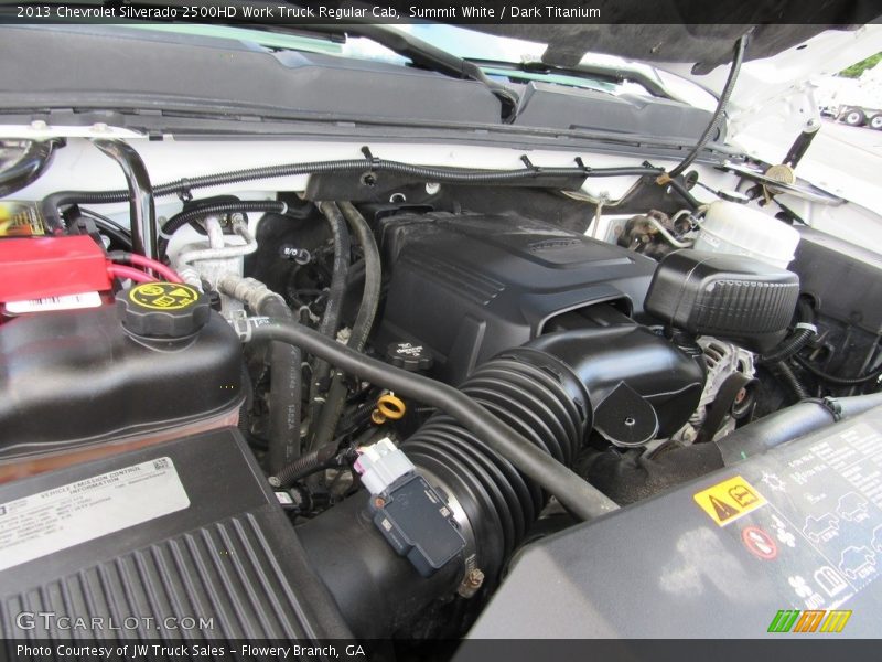 Summit White / Dark Titanium 2013 Chevrolet Silverado 2500HD Work Truck Regular Cab