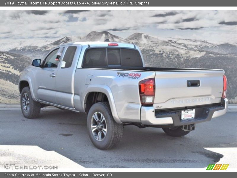 Silver Sky Metallic / TRD Graphite 2019 Toyota Tacoma TRD Sport Access Cab 4x4