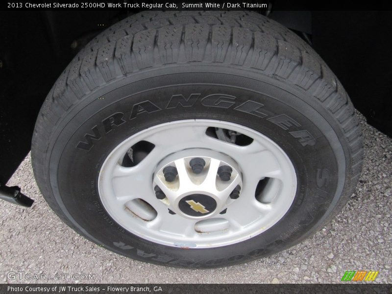Summit White / Dark Titanium 2013 Chevrolet Silverado 2500HD Work Truck Regular Cab