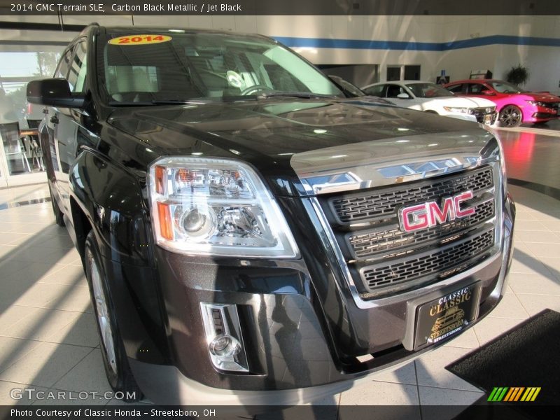 Carbon Black Metallic / Jet Black 2014 GMC Terrain SLE