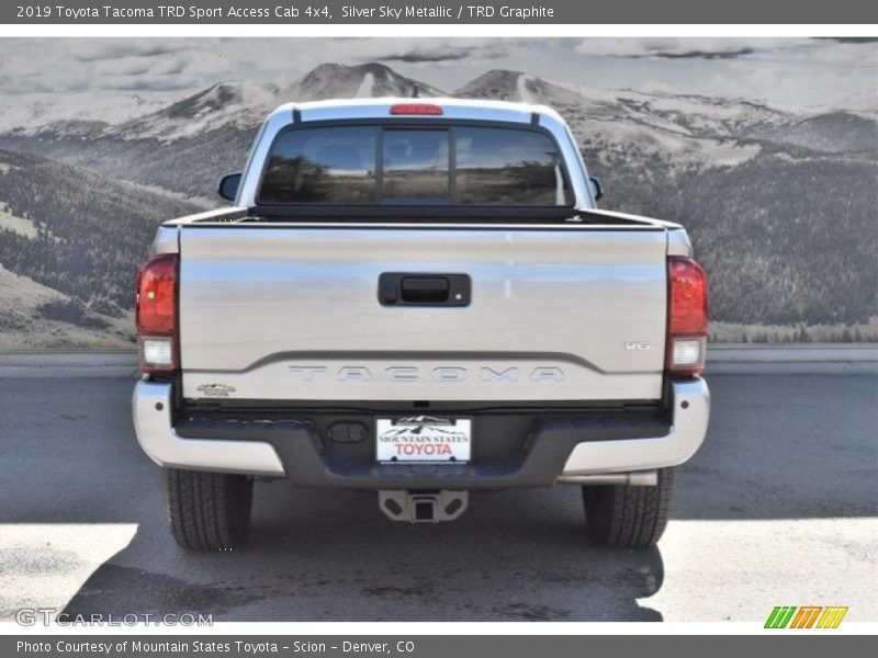 Silver Sky Metallic / TRD Graphite 2019 Toyota Tacoma TRD Sport Access Cab 4x4
