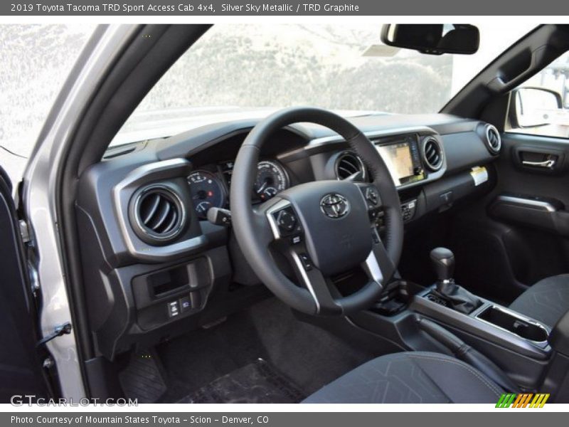 Silver Sky Metallic / TRD Graphite 2019 Toyota Tacoma TRD Sport Access Cab 4x4