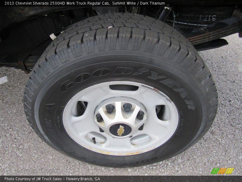 Summit White / Dark Titanium 2013 Chevrolet Silverado 2500HD Work Truck Regular Cab