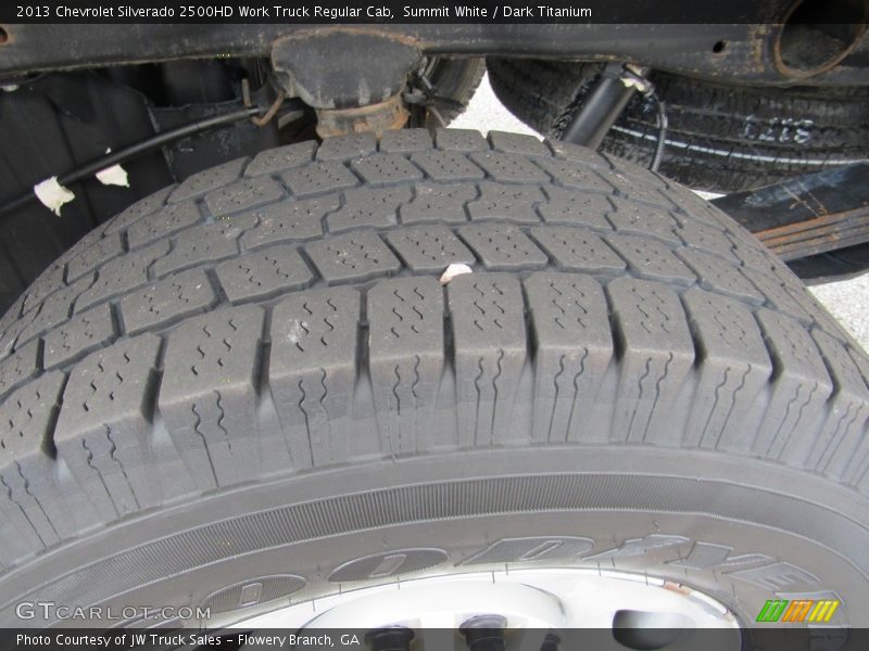 Summit White / Dark Titanium 2013 Chevrolet Silverado 2500HD Work Truck Regular Cab