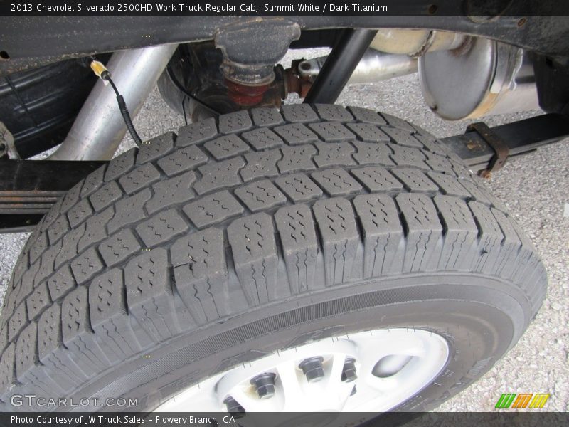 Summit White / Dark Titanium 2013 Chevrolet Silverado 2500HD Work Truck Regular Cab