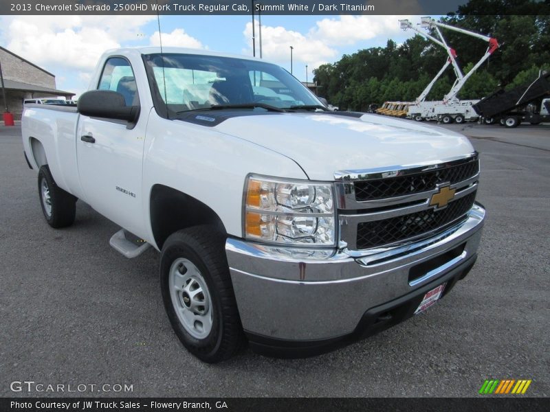 Summit White / Dark Titanium 2013 Chevrolet Silverado 2500HD Work Truck Regular Cab