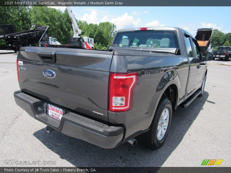 Magnetic Metallic / Medium Earth Gray 2015 Ford F150 XL SuperCab