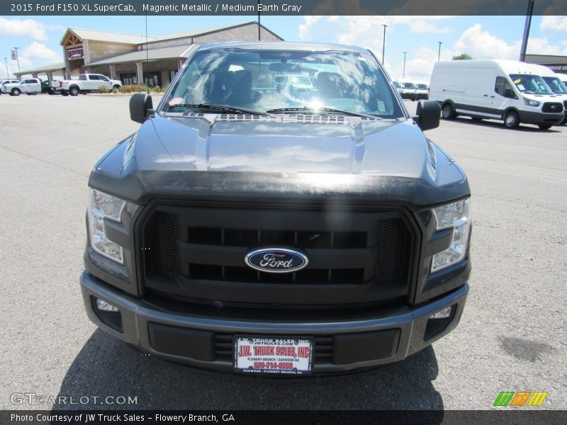 Magnetic Metallic / Medium Earth Gray 2015 Ford F150 XL SuperCab