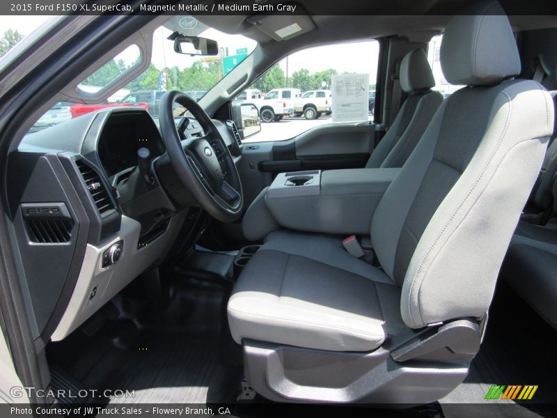Magnetic Metallic / Medium Earth Gray 2015 Ford F150 XL SuperCab