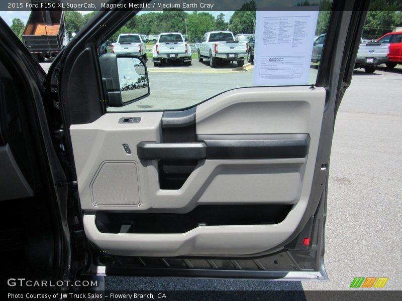 Magnetic Metallic / Medium Earth Gray 2015 Ford F150 XL SuperCab