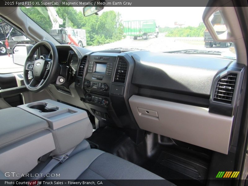 Magnetic Metallic / Medium Earth Gray 2015 Ford F150 XL SuperCab
