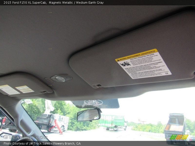 Magnetic Metallic / Medium Earth Gray 2015 Ford F150 XL SuperCab