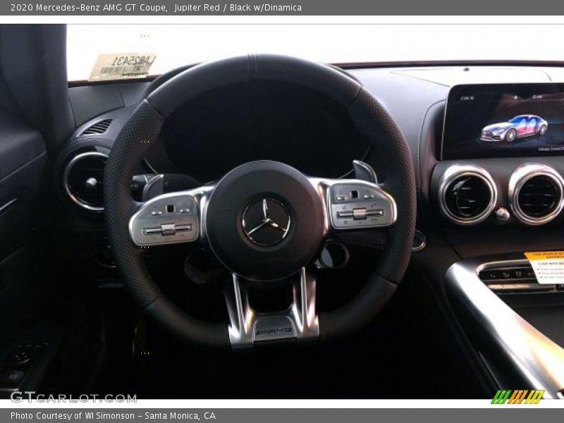 Jupiter Red / Black w/Dinamica 2020 Mercedes-Benz AMG GT Coupe