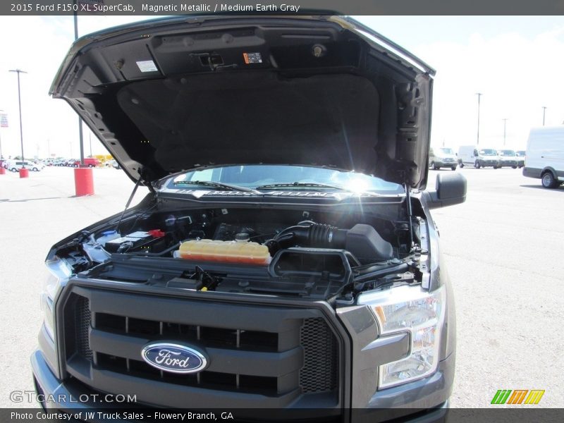 Magnetic Metallic / Medium Earth Gray 2015 Ford F150 XL SuperCab