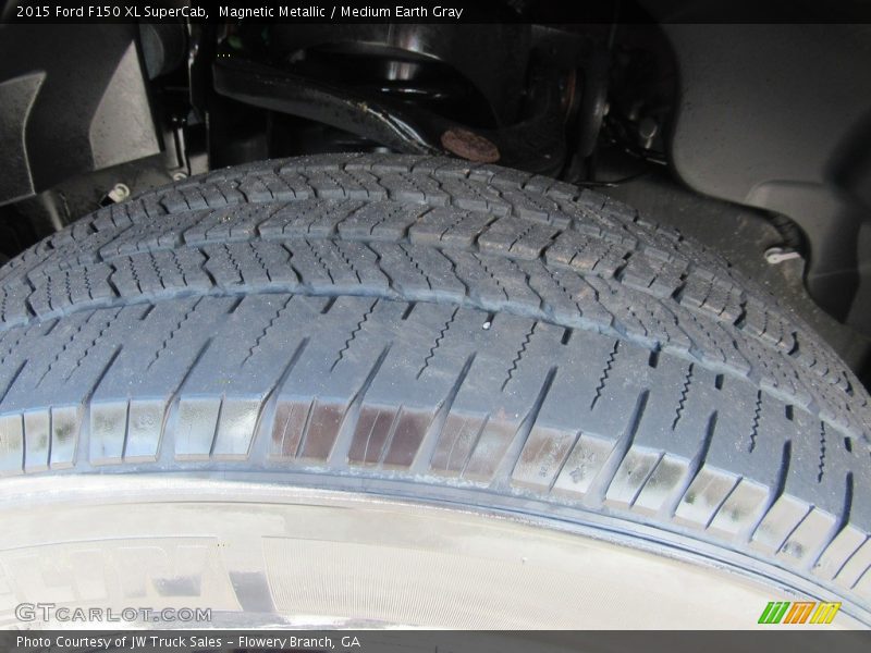 Magnetic Metallic / Medium Earth Gray 2015 Ford F150 XL SuperCab