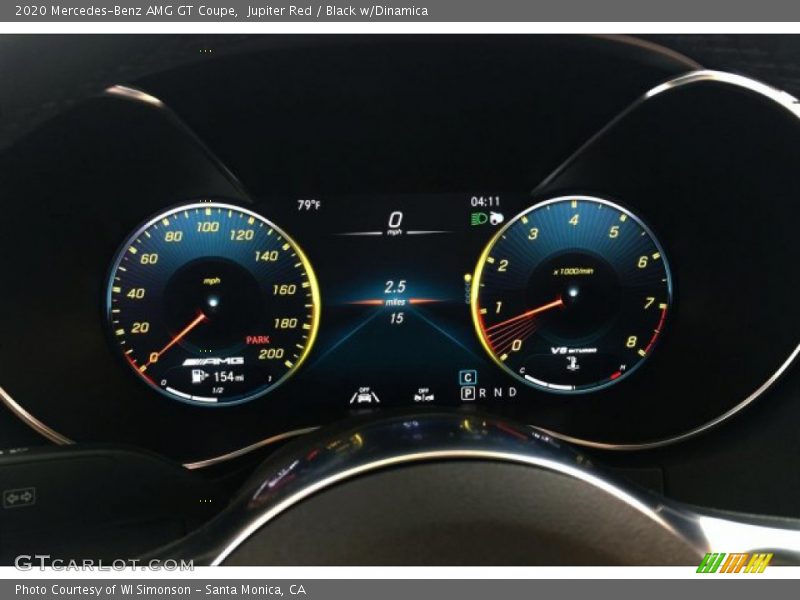  2020 AMG GT Coupe Coupe Gauges