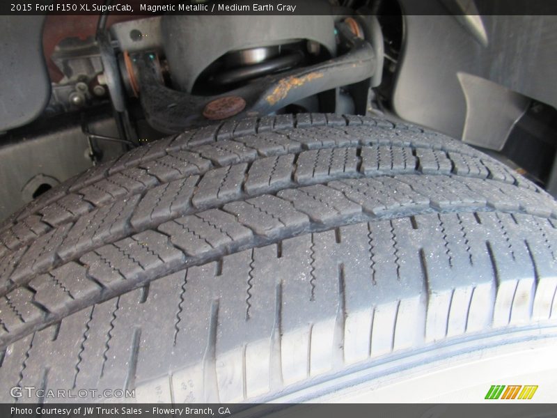 Magnetic Metallic / Medium Earth Gray 2015 Ford F150 XL SuperCab