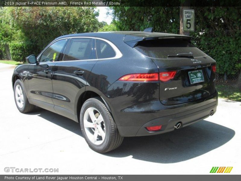 Firenze Red Metallic / Ebony 2019 Jaguar F-PACE Premium AWD