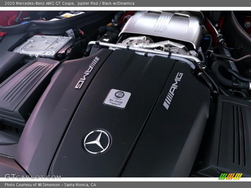 Jupiter Red / Black w/Dinamica 2020 Mercedes-Benz AMG GT Coupe