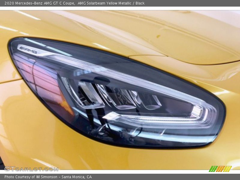 AMG Solarbeam Yellow Metallic / Black 2020 Mercedes-Benz AMG GT C Coupe