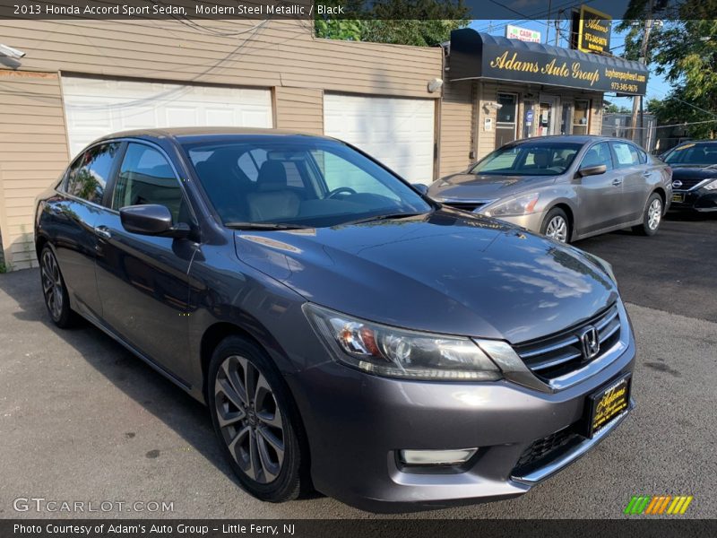 Modern Steel Metallic / Black 2013 Honda Accord Sport Sedan